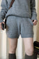 ニットトップ ショートパンツ セットアップ 2266