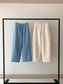 PRESSED WOOL PANTS 2520