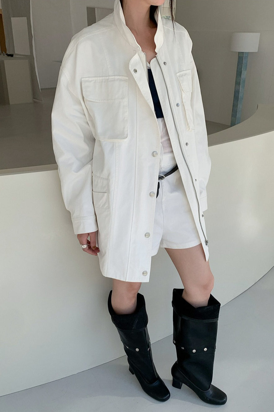 STAND COLLAR WORK JACKET 2301