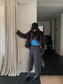 FLUFFY ECO FUR COAT 2501