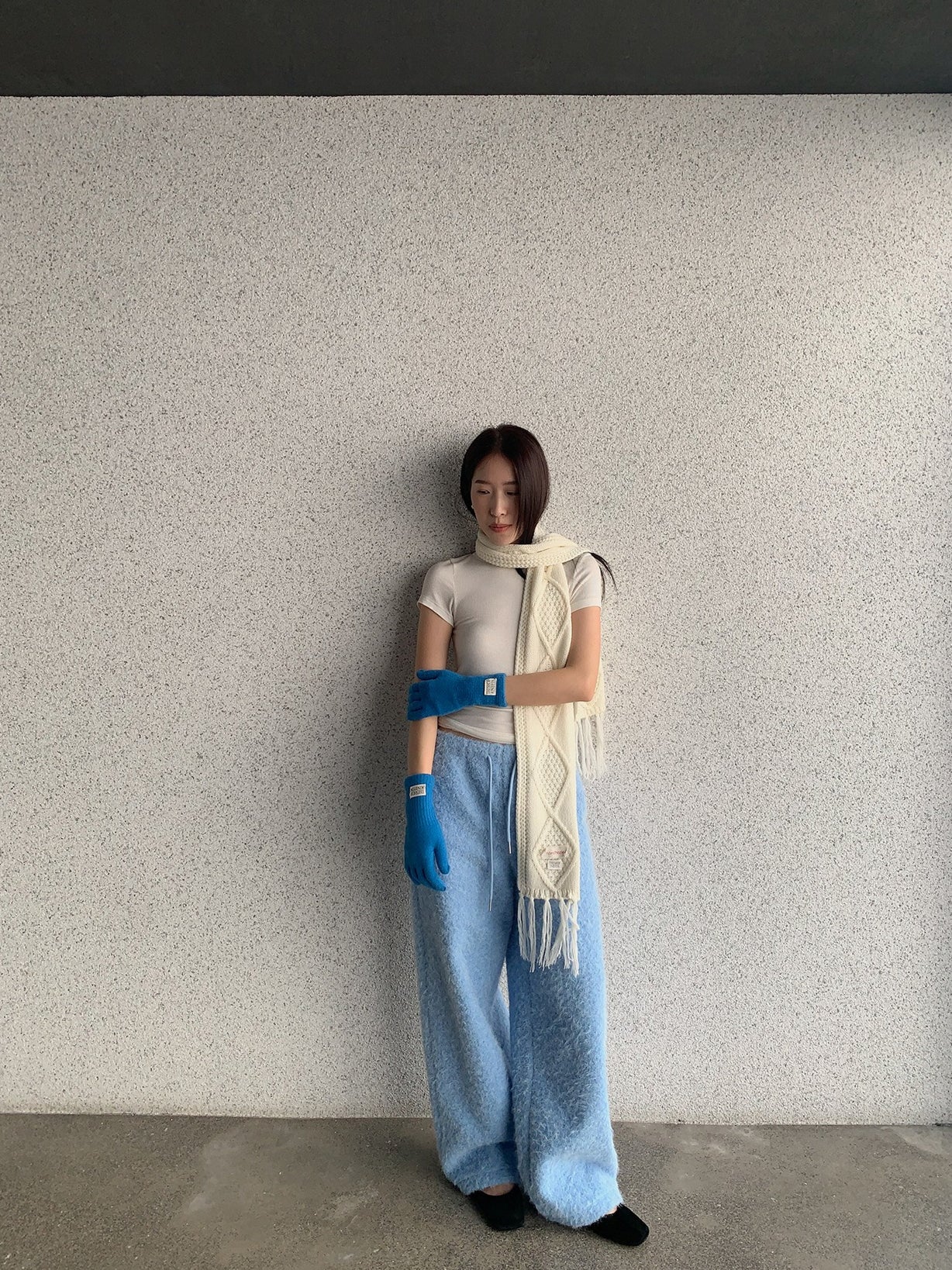 PRESSED WOOL PANTS 2520