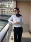 CROPPED FLARE PANTS 2471