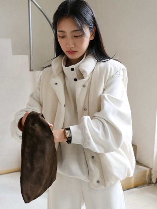 スタンドカラープルオーバー 2197