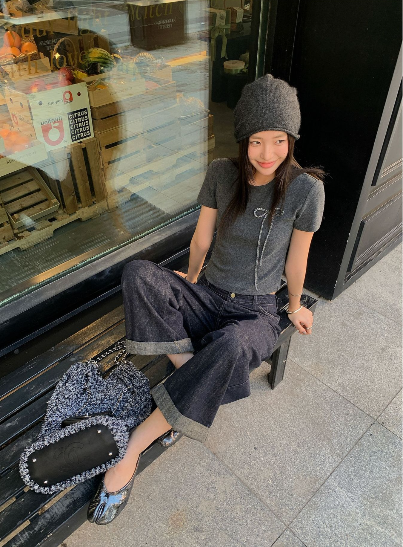 コンパクトリボンデザインTシャツ 2115