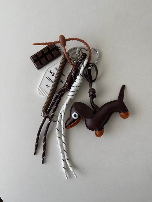 DACHSHUND BAG CHARM 1777