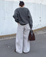 STRAIGHT WIDE PANTS 2222