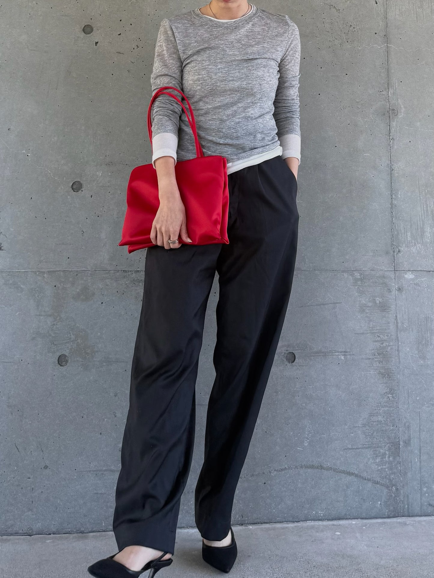 SATIN MINI TOTE BAG 2517