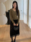 VELVET LACE SKIRT 2478