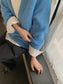 MOHAIR DEEP V-NECK KNIT 2465