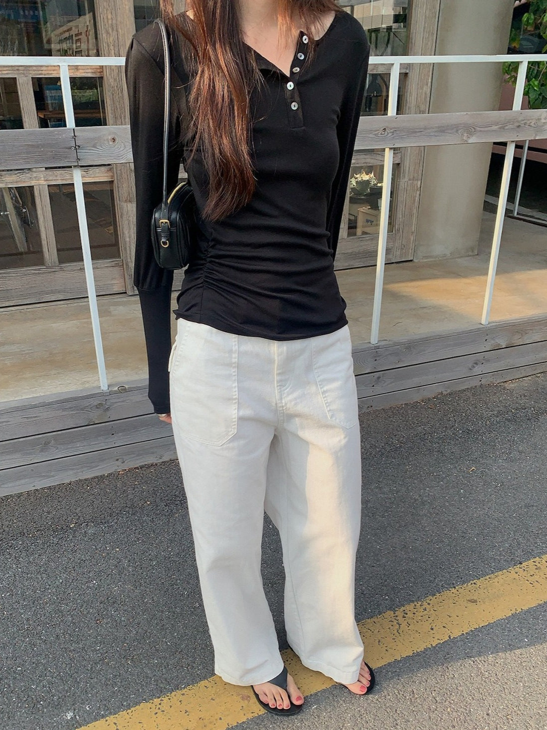 SOFT HENLEY PULLOVER 2457