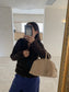 BOA COMBI KNIT JACKET 2523