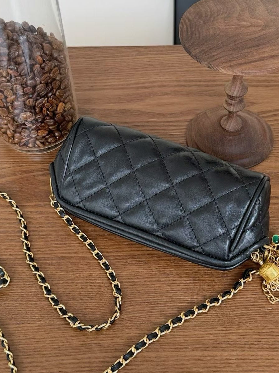 CHAIN QUILT MINI BAG 2497