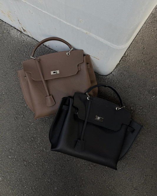 2WAY SQUARE LEATHER BAG 1911