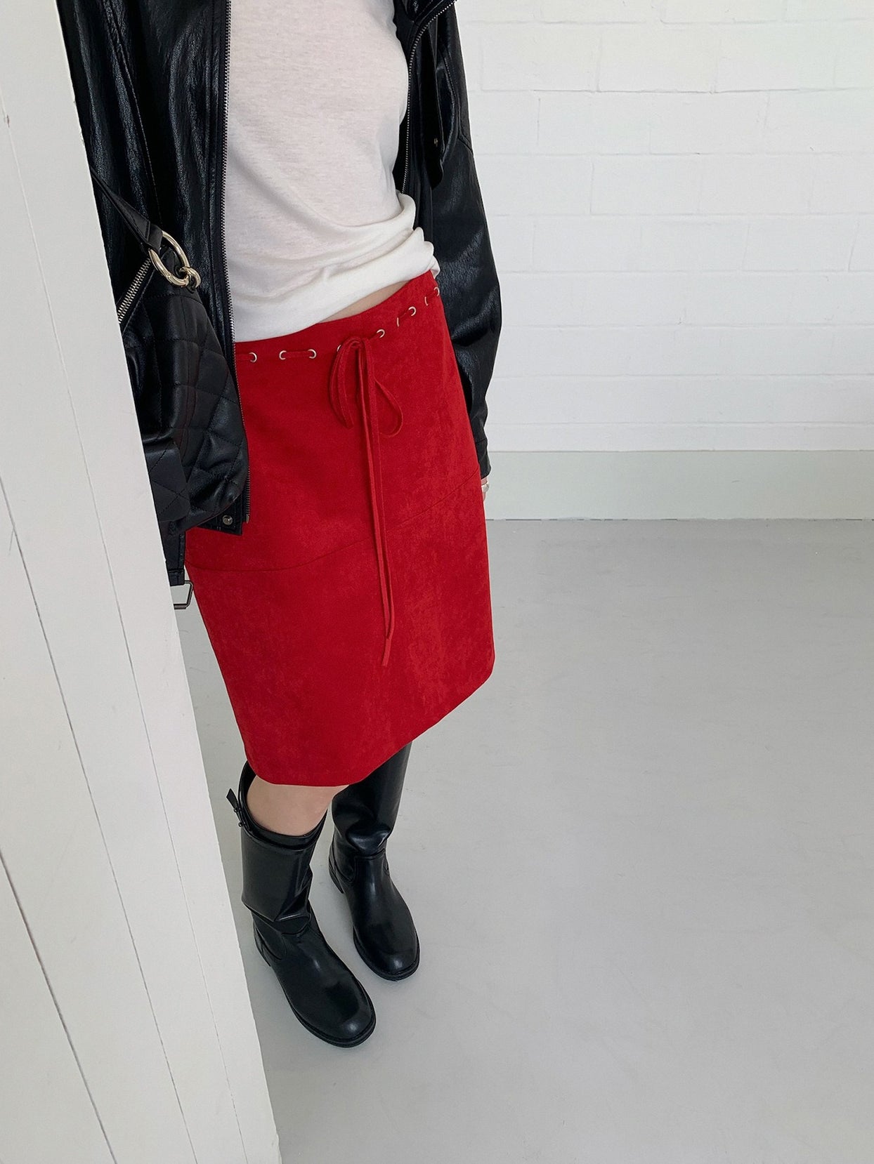 SUEDE MIDI SKIRT 2460