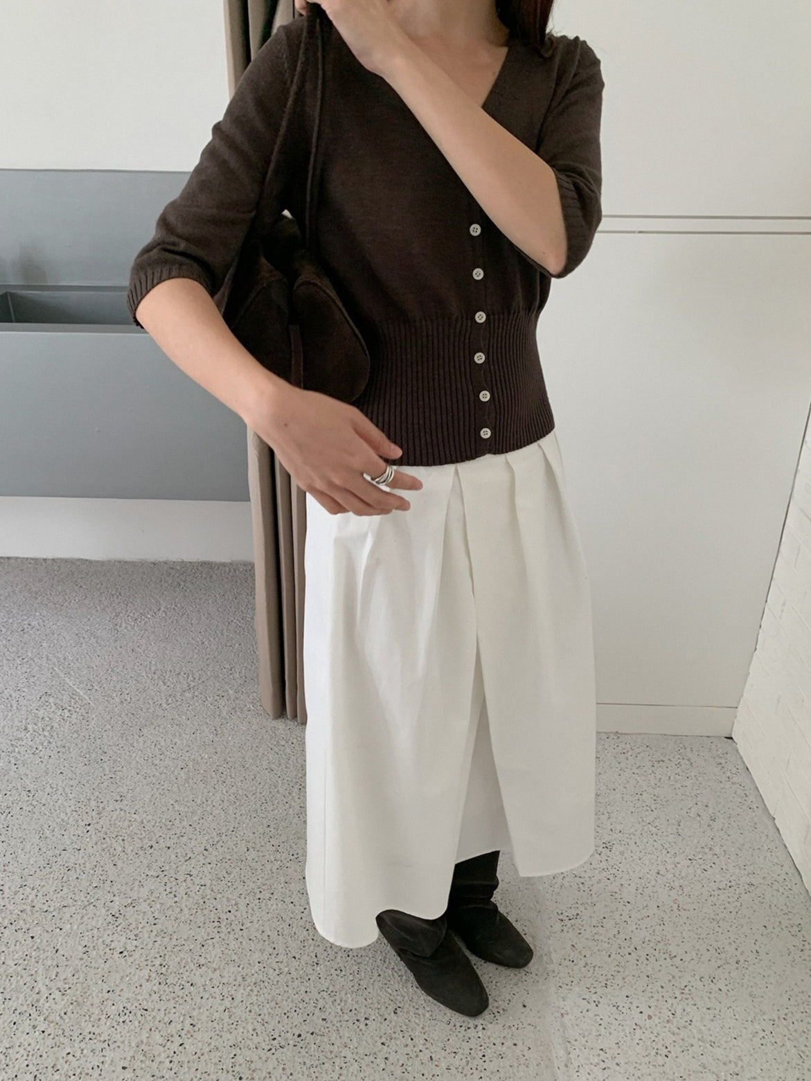 HIGH-WAIST CARDIGAN 2455
