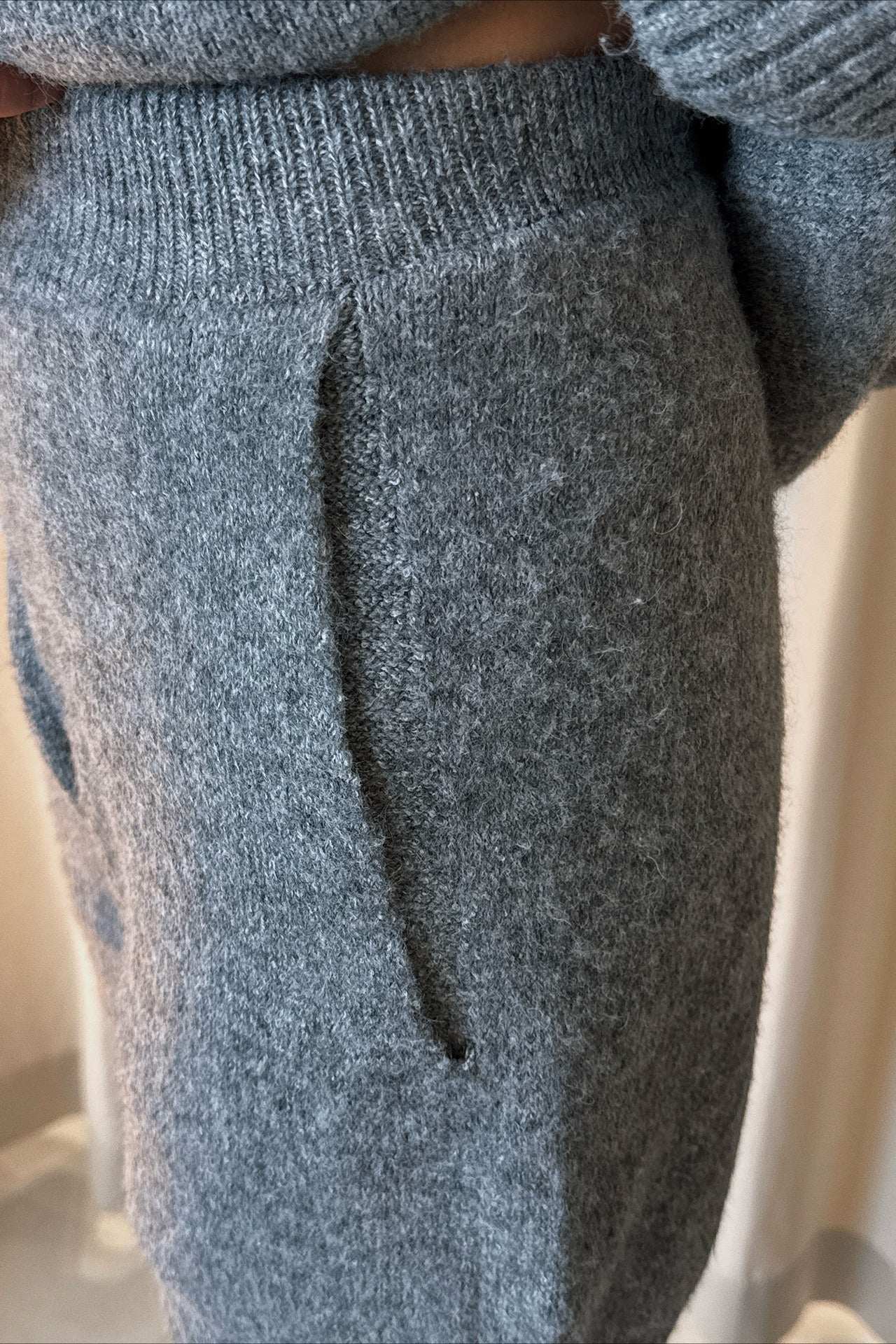 ニットトップ ショートパンツ セットアップ 2266