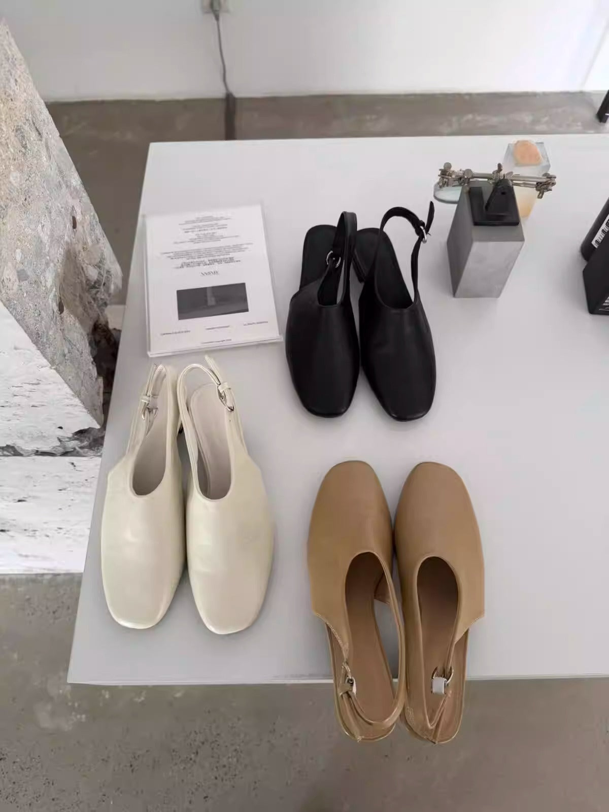 バックストラップフラットシューズ 2325