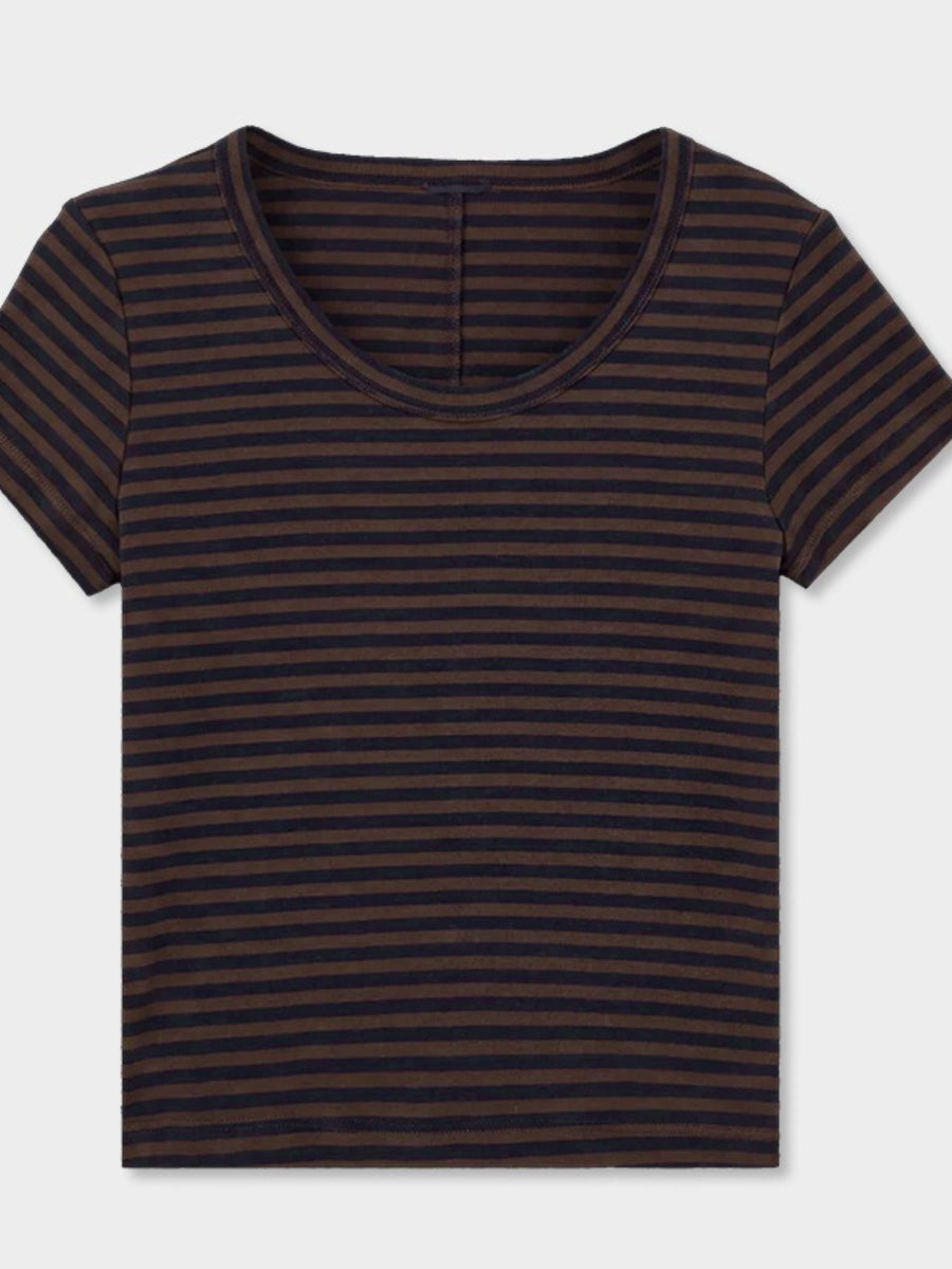 FINE BORDER TEE 2475