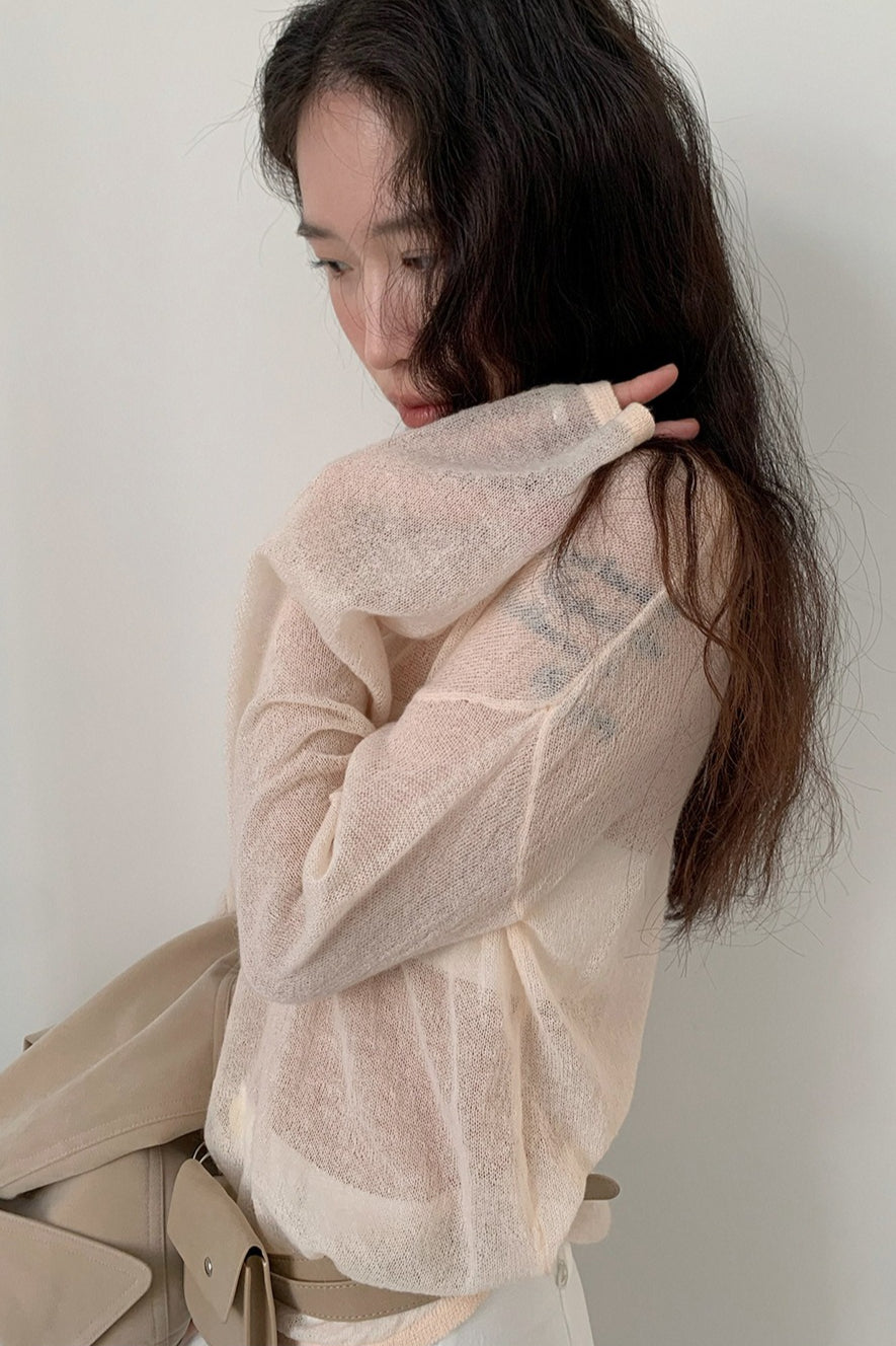 SEE THROUGH SUMMER KNIT 2298