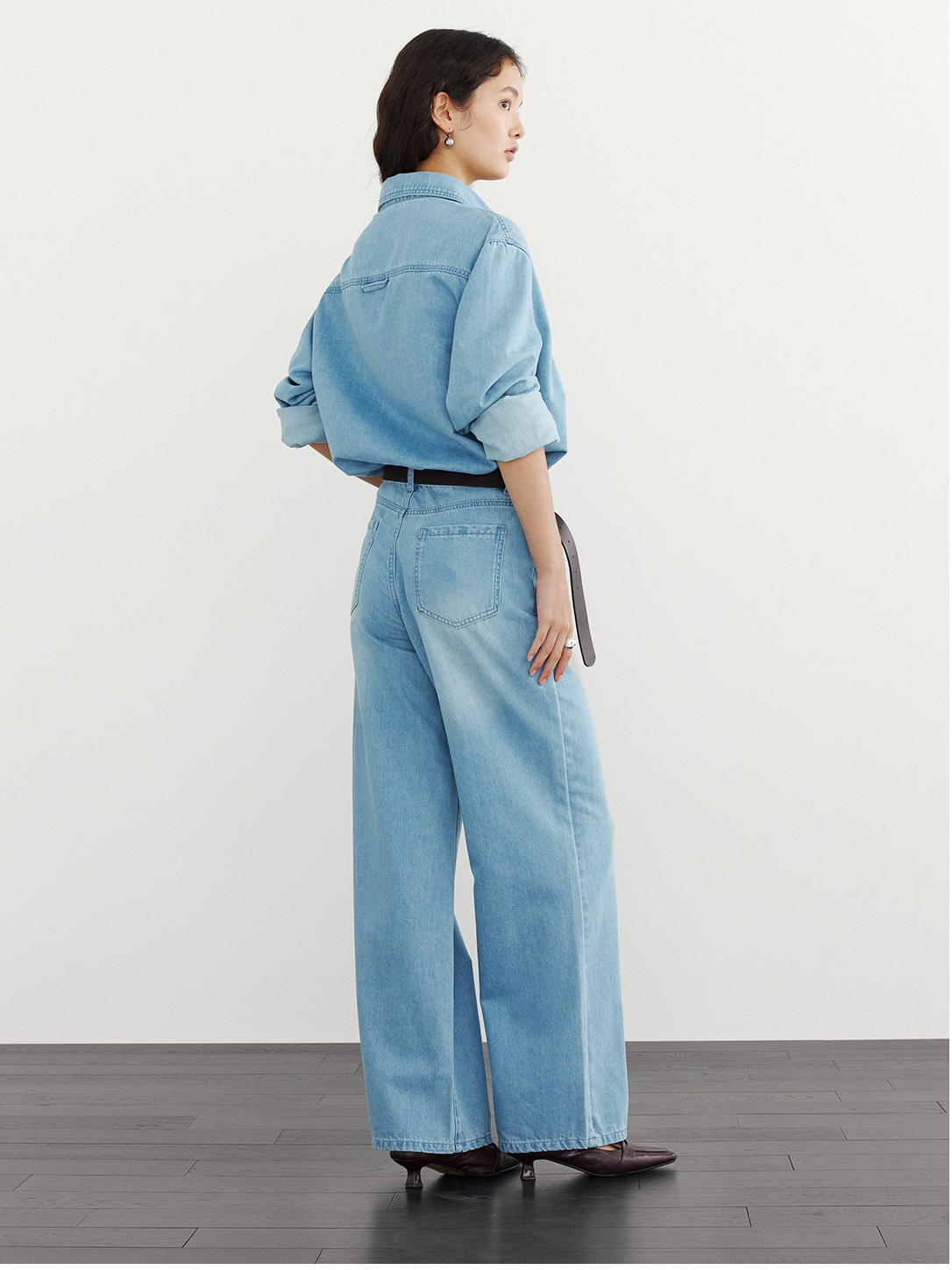 BASIC FIT DENIM SHIRT 2133