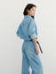 BASIC FIT DENIM SHIRT 2133