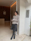 SHAGGY CREW KNIT 2499