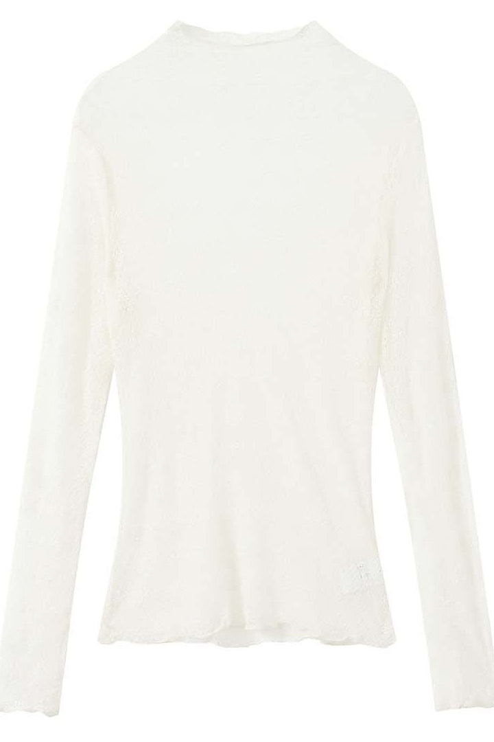 シアーレースプチハイネックトップス 2271