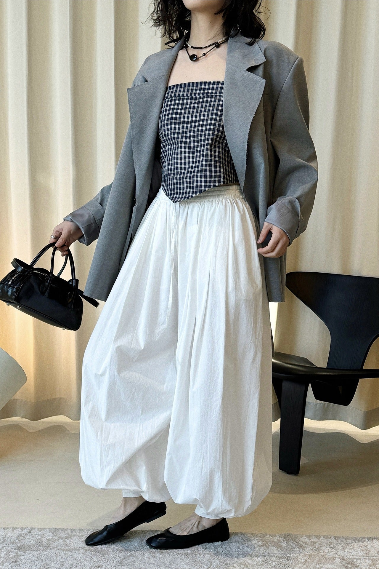 ボリュームギャザーバルーンパンツ 2272