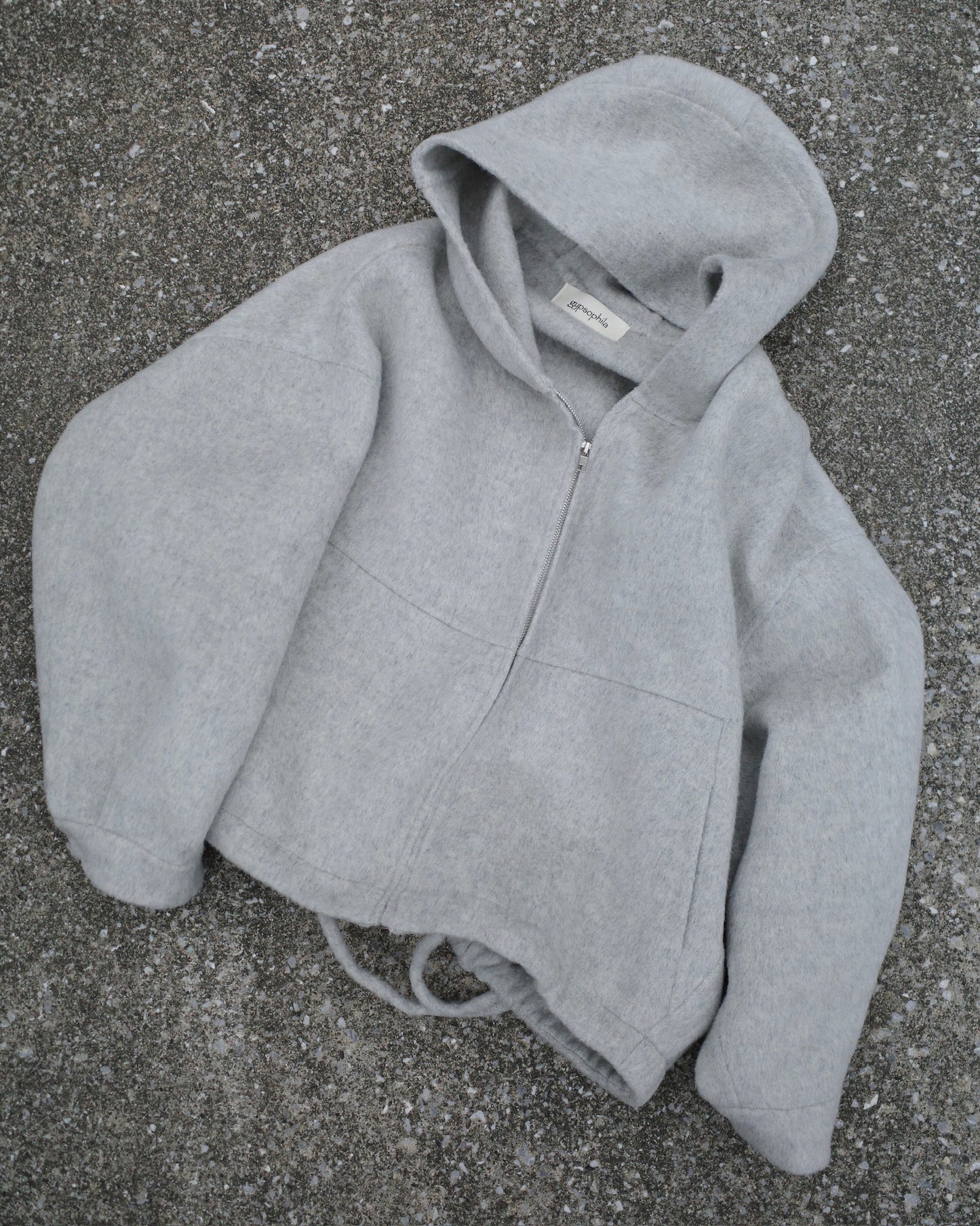 ボリュームウールパーカー2228