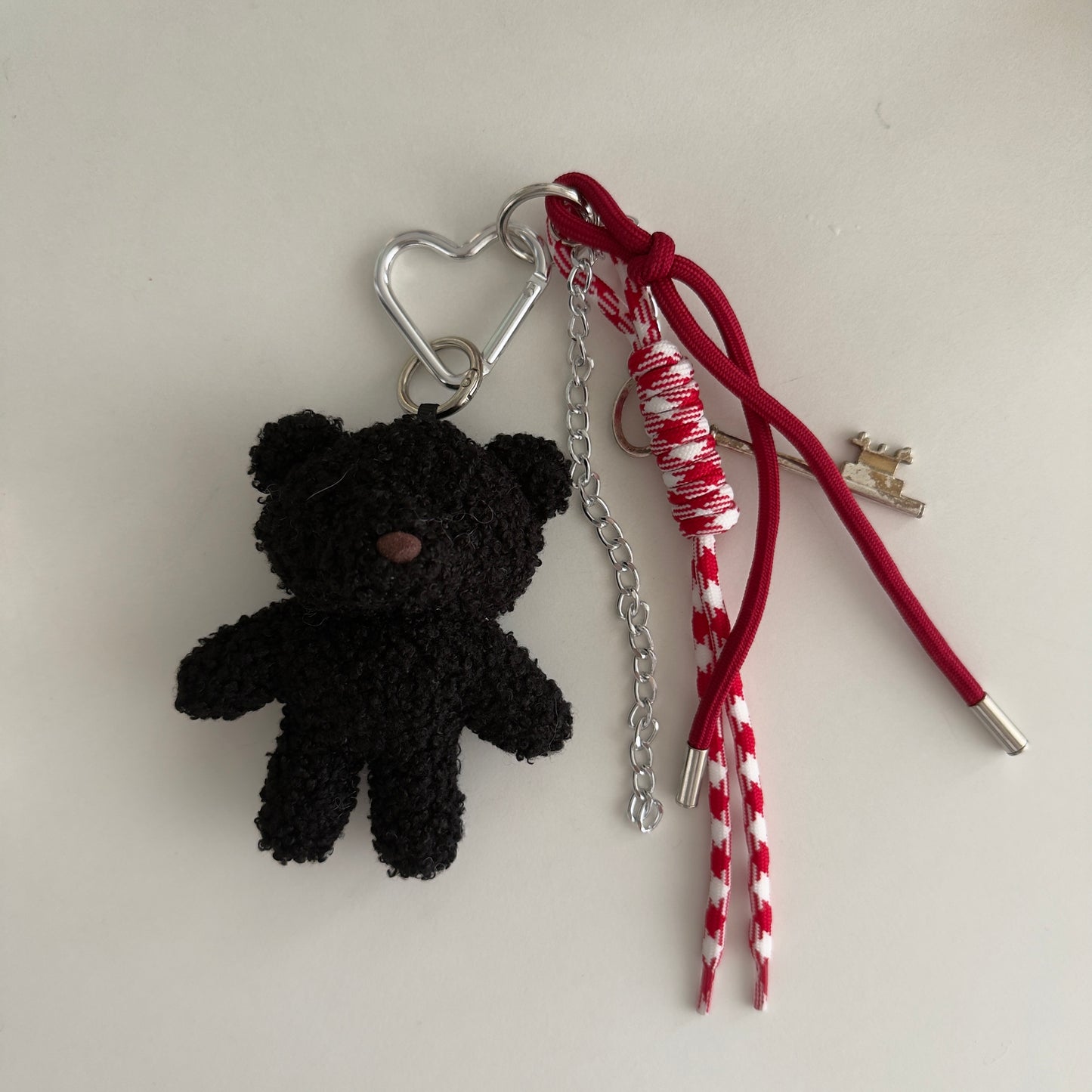 FLUFFY TEDDY BEAR CHARM 2496