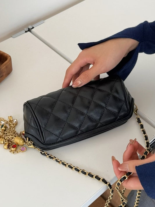 CHAIN QUILT MINI BAG 2497