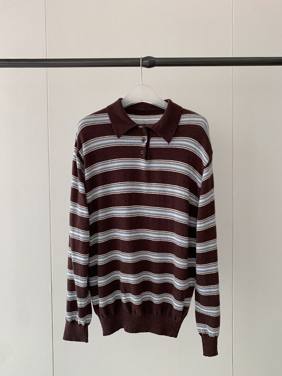 RETRO POLO SWEATER 2449