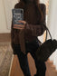LAYERED LIKE CABLE KNIT 2500