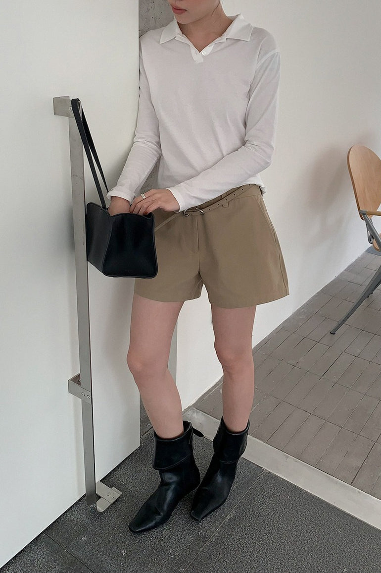 POLO COLLAR COTTON TEE 2299