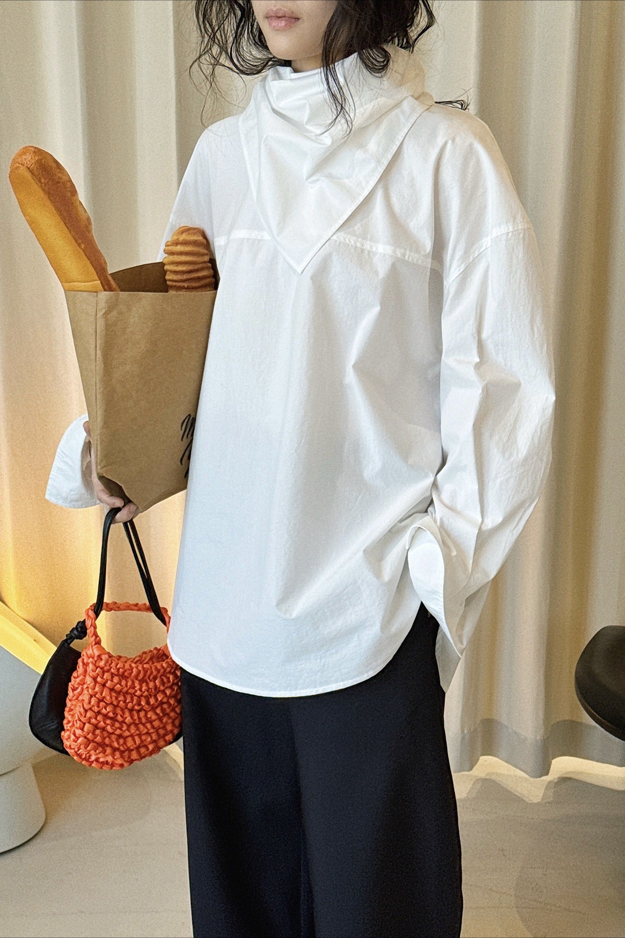 スカーフセットスタンドシャツ 2267 – gypsophila