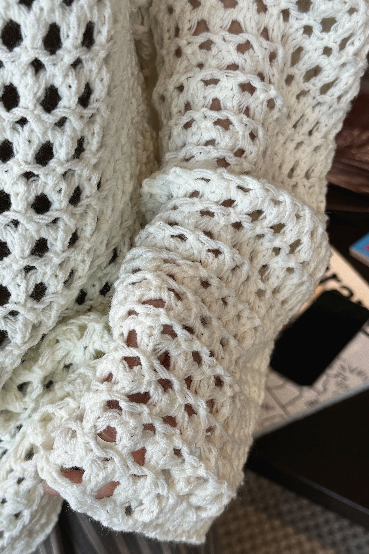 シアーメッシュニットカーディガン 2265