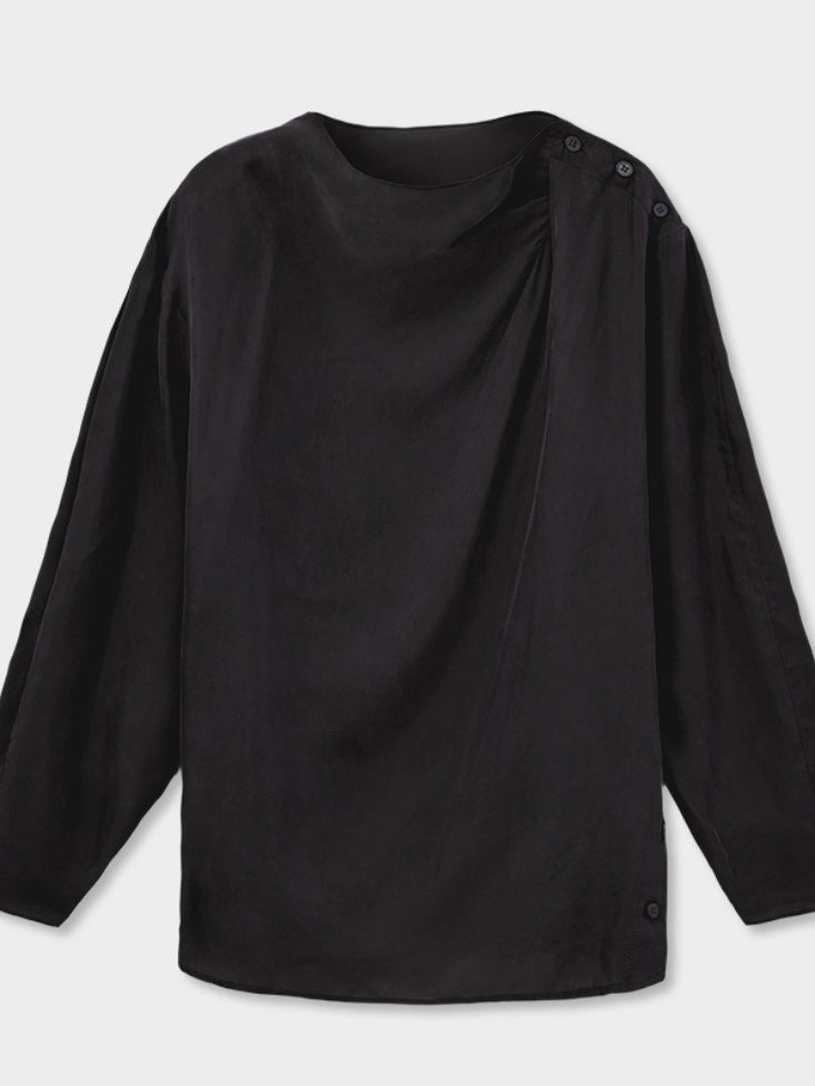 NUANCE DRAPE BLOUSE 2473