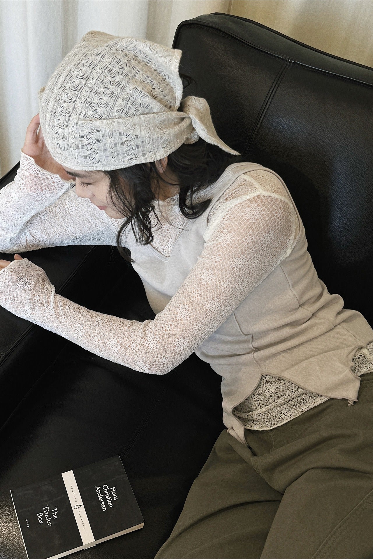 シアーレースプチハイネックトップス 2271