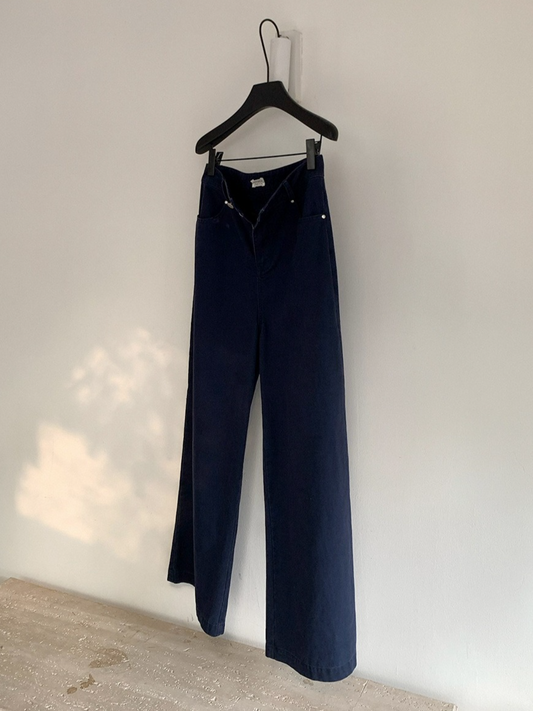 WIDE-LEG DENIM PANTS 2129