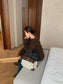 SHAGGY CREW KNIT 2499