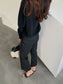LAYERED-LOOK MINIMAL KNIT 2454
