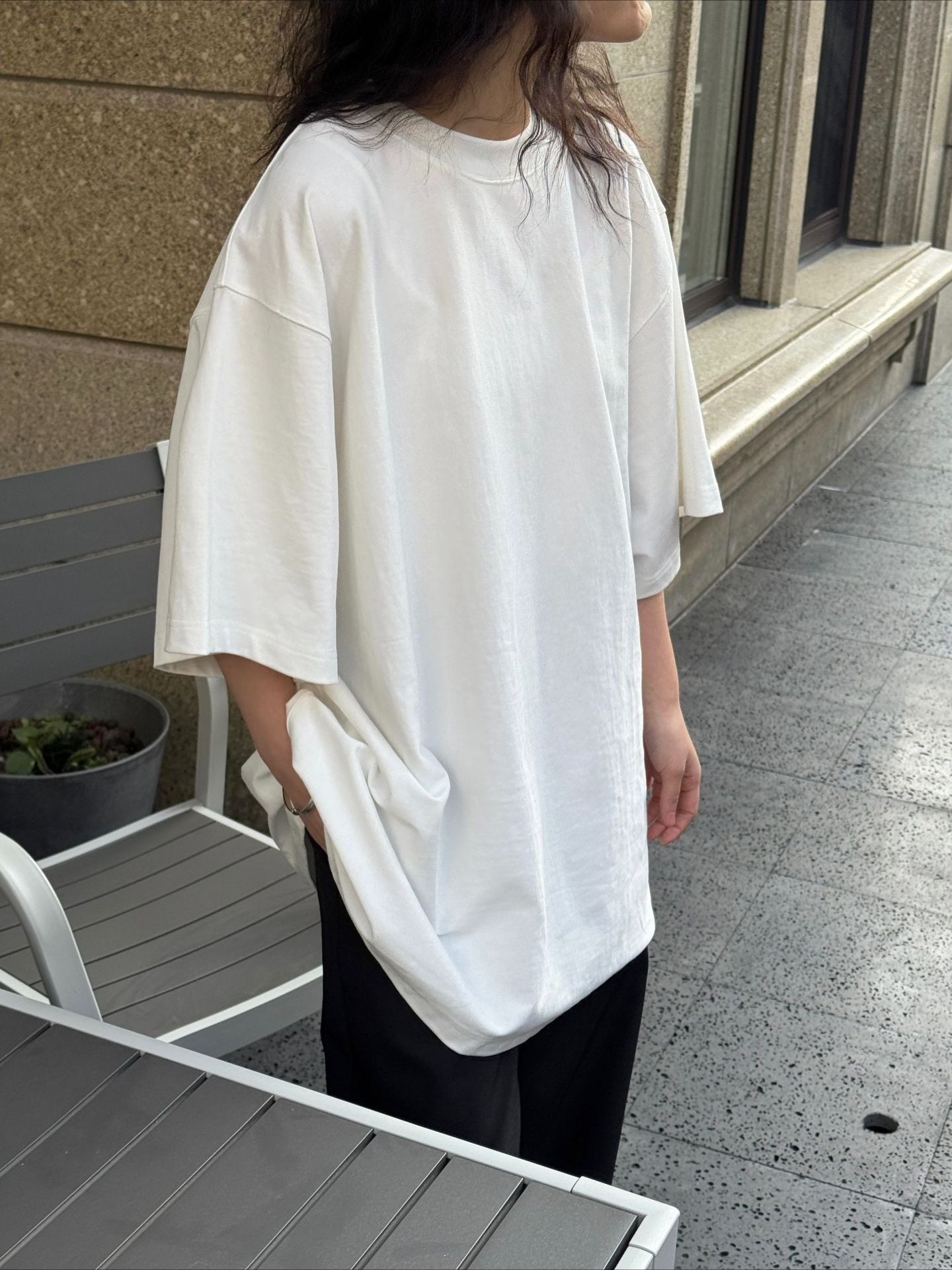 オーバーシンプルTシャツ 2429