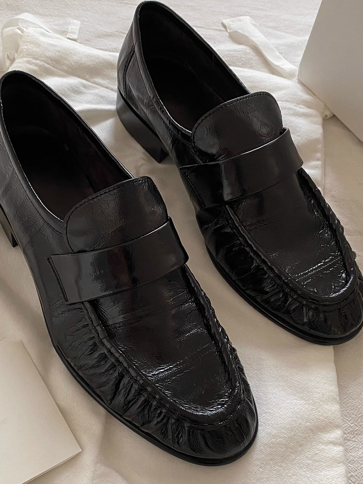 ギャザーレザーローファー 2099 – gypsophila