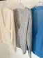MOHAIR DEEP V-NECK KNIT 2465