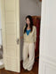 LOOSE ASYM V-CARDIGAN 2464