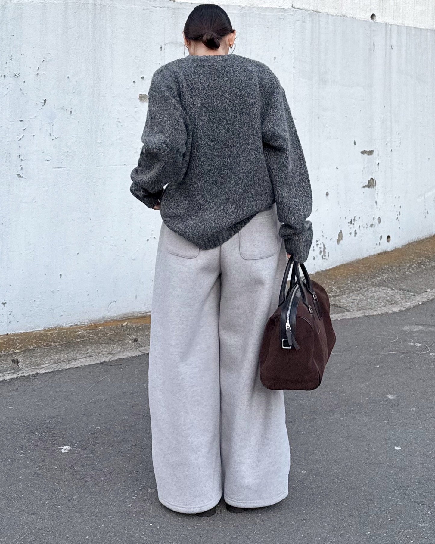 STRAIGHT WIDE PANTS 2222