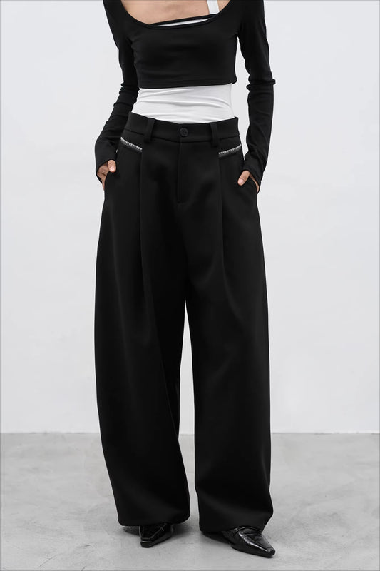 タックデザインワイドパンツ 2290