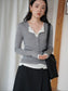 LAYERED HENLEY TOP 2513
