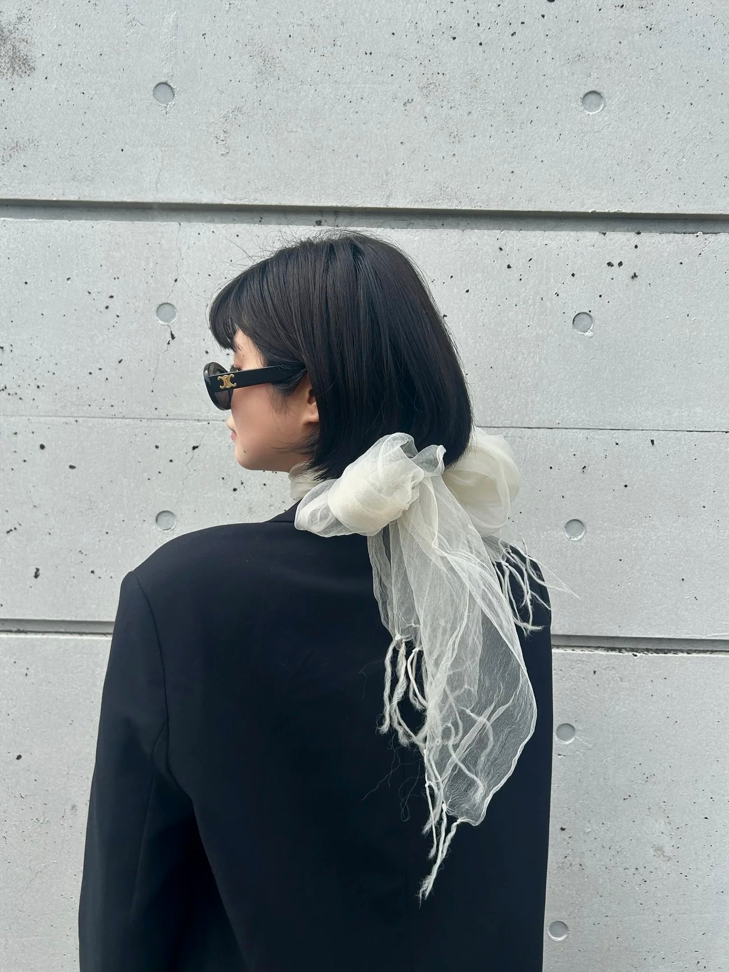 SHEER LONG SCARF 2498