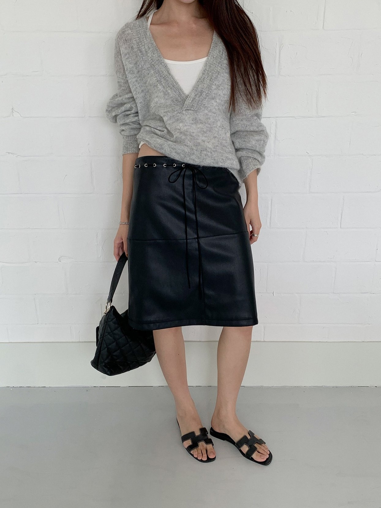 SUEDE MIDI SKIRT 2460